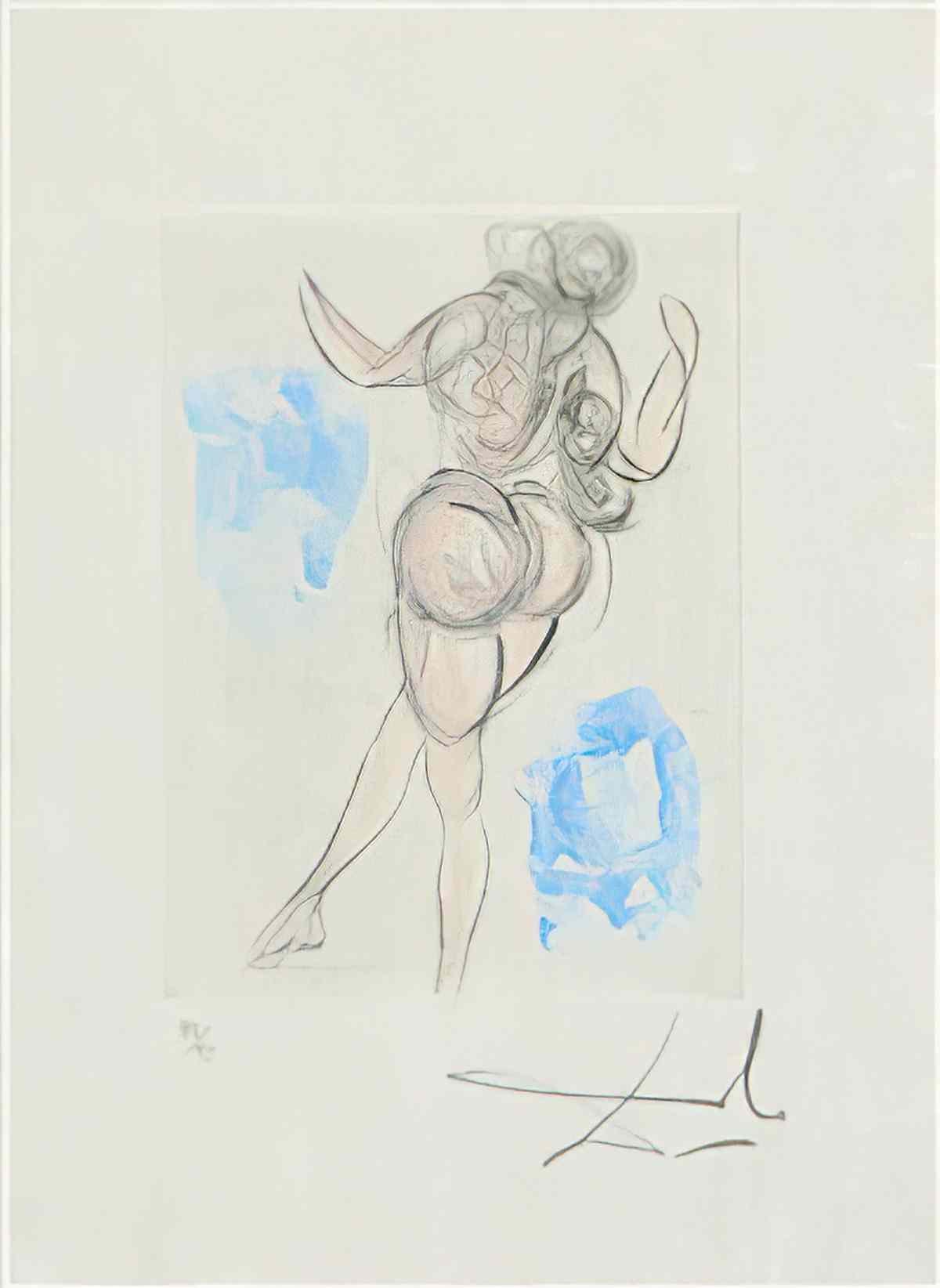 Salvador Dali title justif & text Art A4 Photo Print