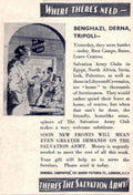 Salvation Army Benghazi 1940s Vintage Retro Advert Poster