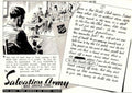 Salvation Army Meeting 1940s Vintage Retro Advert Poster