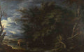 Salvator Rosa Landscape with Mercury and the Dishonest Woodman A4 Photo Print