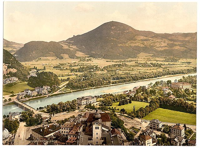 Salzburg Parsch Vintage A4 Photo Print