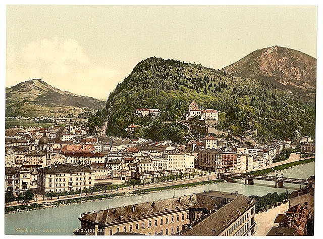 Salzburg Vintage A4 Photo Print