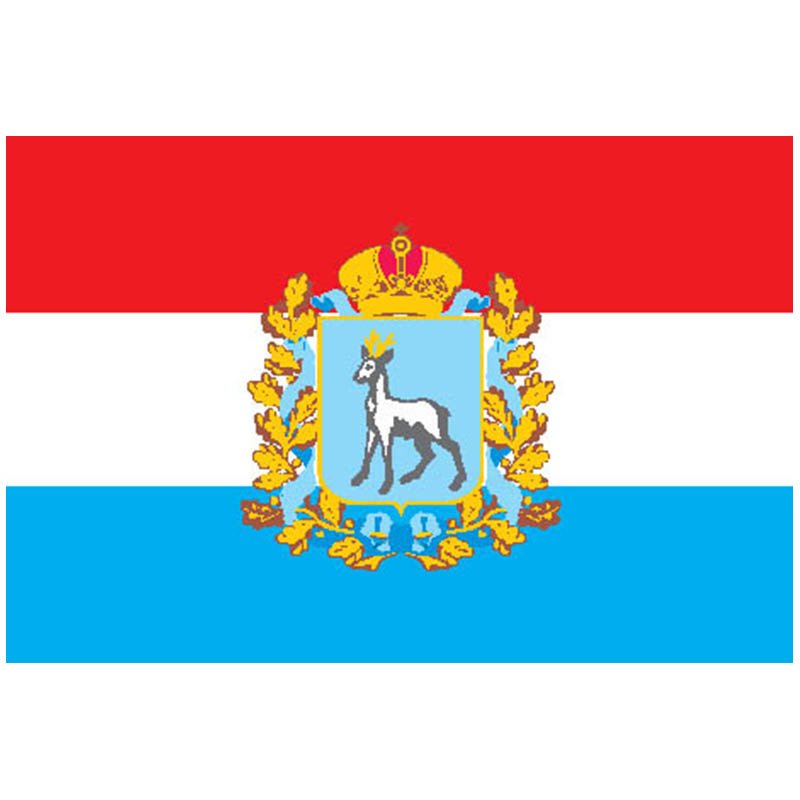 Samara Obl Flag N123 A4 Photo Print