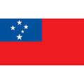 Samoa Flag N1841 A4 Photo Print