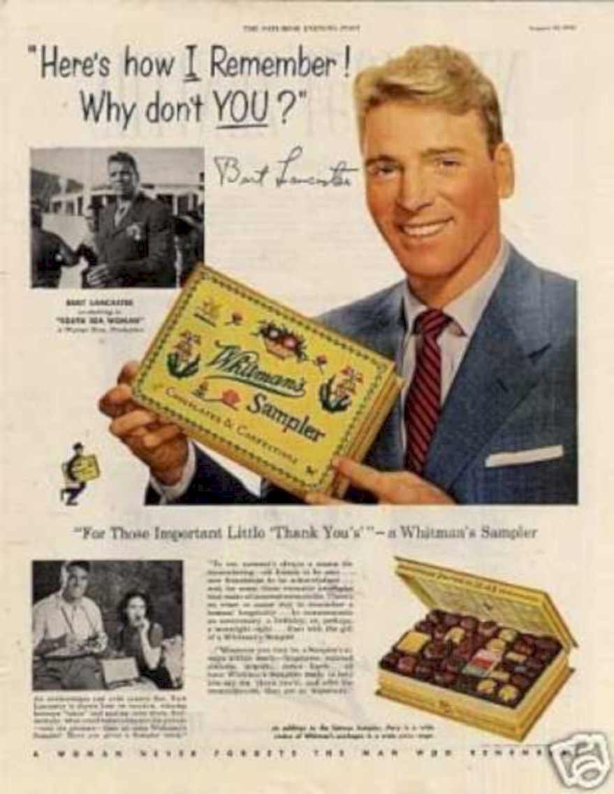 Sampler Chocolate Box Vintage Retro Advert Ads A4 Photo Print