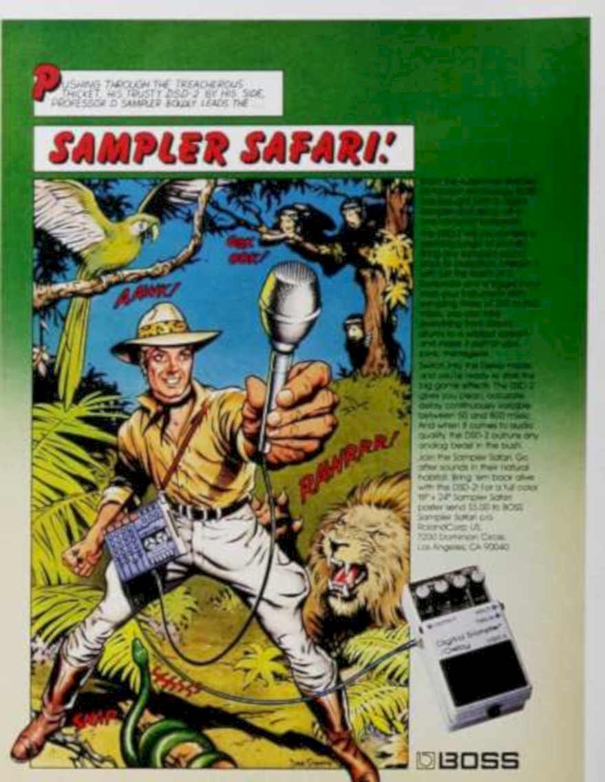 Sampler Safari Boss Vintage Retro Advert Ads A4 Photo Print