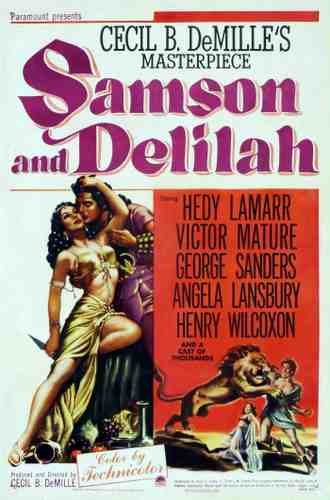 Samson And Delilah 1949 01 film star poster A4 Photo Print