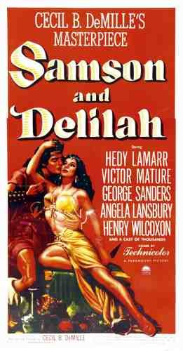  Samson And Delilah 1949 05 film star poster A4 Photo Print