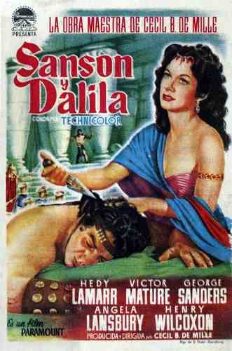  Samson And Delilah 1949 12 film star poster A4 Photo Print