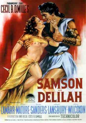  Samson And Delilah 1949 14 film star poster A4 Photo Print