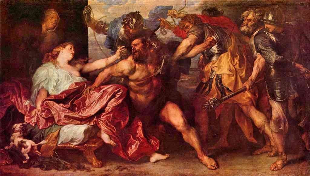 Samson And Delilah Van Dyck A4 Photo Print