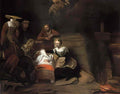 Samuel Dirksz van Hoogstraten adoration by the shepherds 1647 Art A4 Photo Print