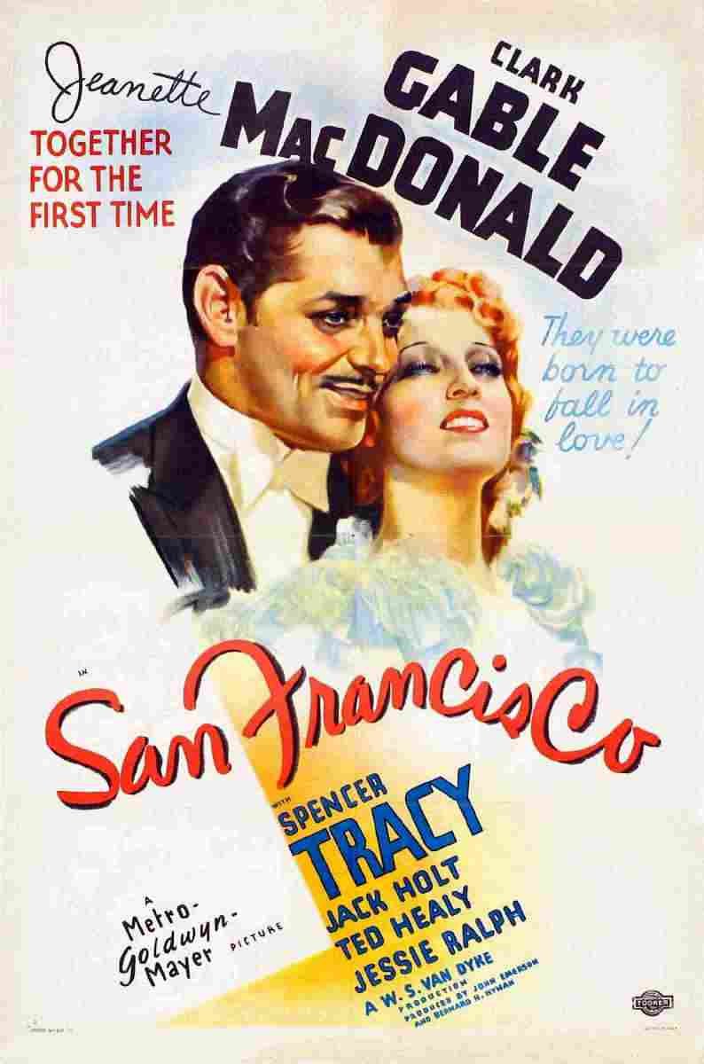 San Francisco 02  film star poster A4 Photo Print