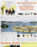 San Francisco Fair Vintage Retro Advert Ads A4 Photo Print