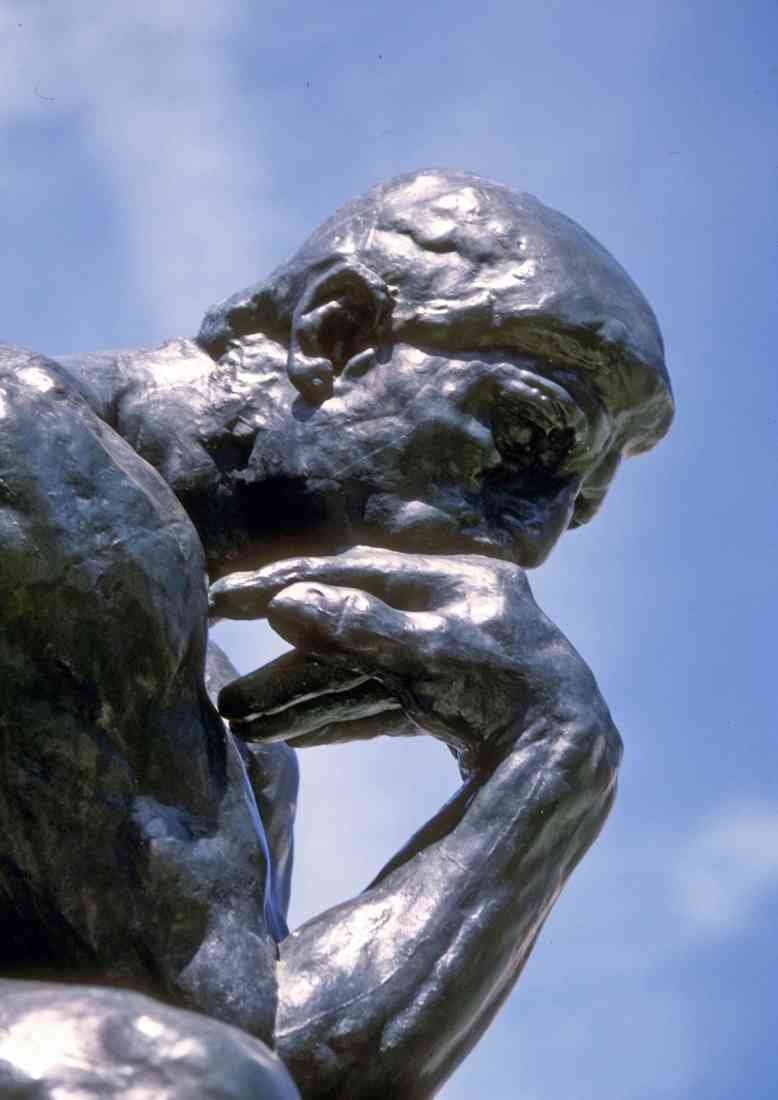 San Fransisco USA 082063 Detail The Thinker By Rodin A4 Photo Print