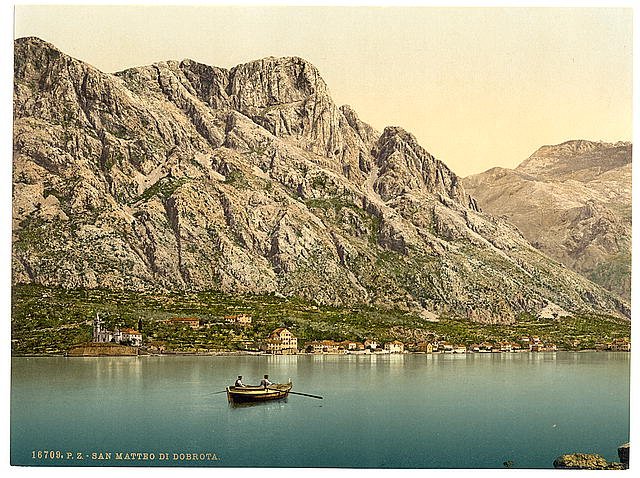 San Matteo from Dozrota Dalmatia Vintage A4 Photo Print