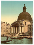 San Simeone Piccolo Venice Vintage A4 Photo Print