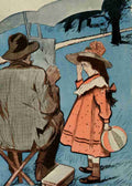 Sancha La Vie en Rose 1903 Can I help you Papa Vintage A4 Photo Print