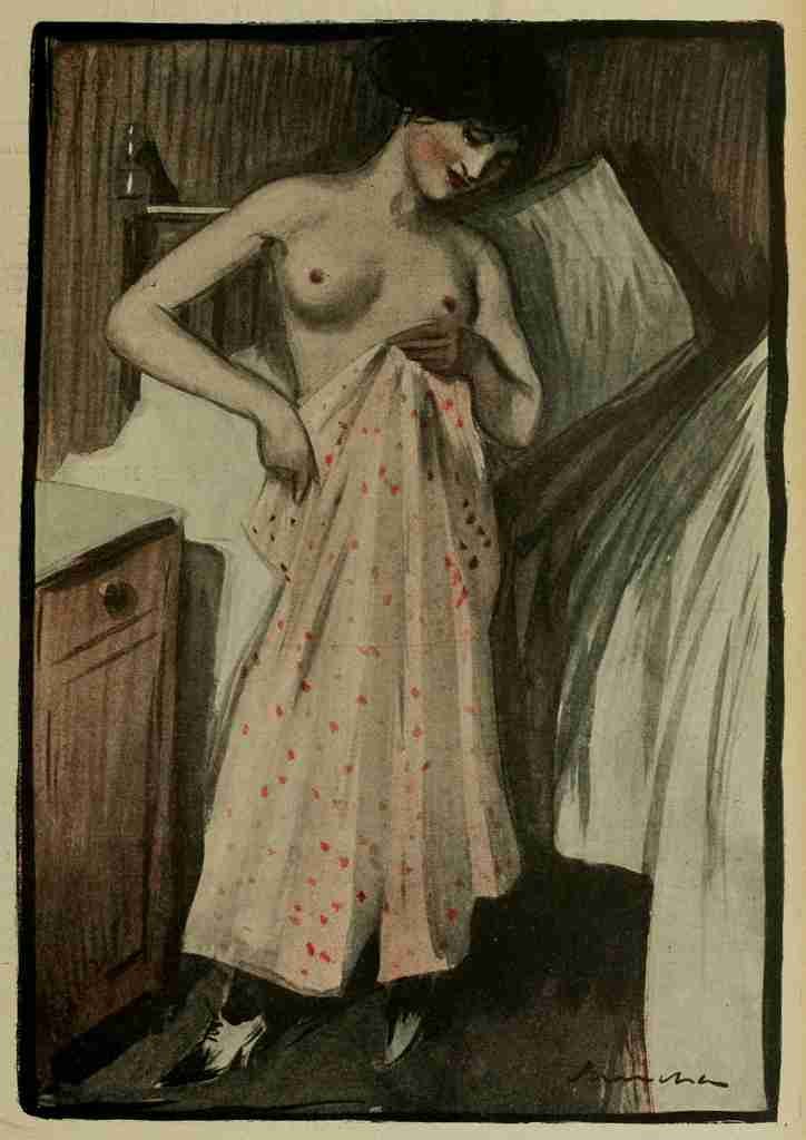 Sancha La Vie en Rose 1903 Perplexite Vintage A4 Photo Print