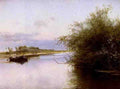 Sanchez Perrier Emilio Fisherman And Washerwomen By The River A4 Photo Print
