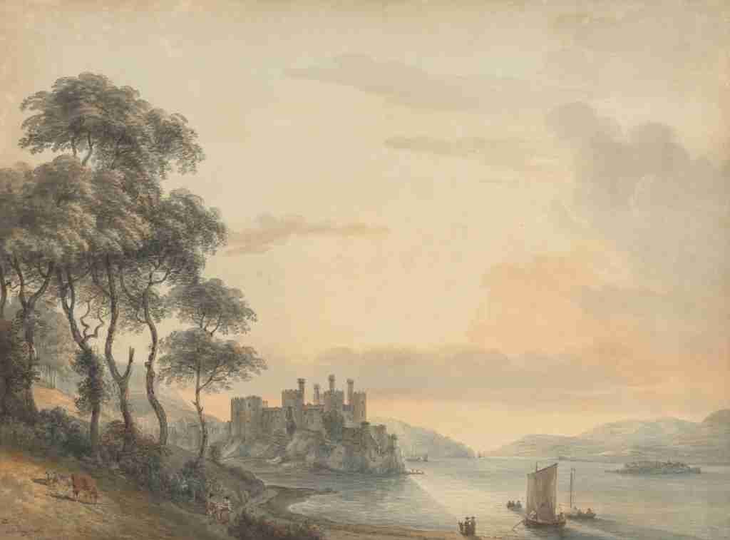 Sandby Paul 1731 1809 Conway Castle 1789 A4 Photo Print