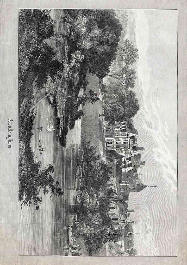 Sandringham House Sandringham In Norfolk England Queen Elizabeth Ii 1870 A4 Photo Print