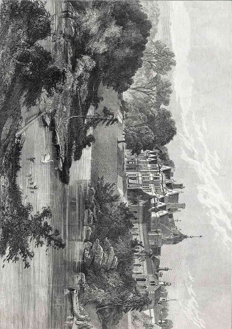 Sandringham House Sandringham In Norfolk England Queen Elizabeth Ii 1870 cropped A4 Photo Print