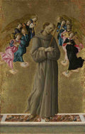 Sandro Botticelli Saint Francis of Assisi with Angels A4 Photo Print