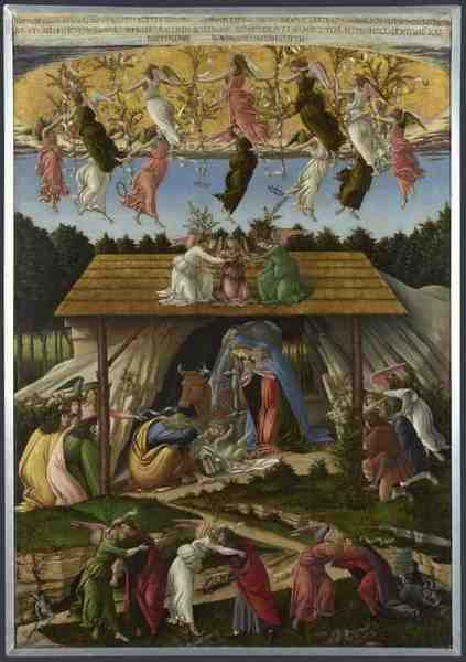 Sandro Botticelli 'Mystic Nativity' A4 Photo Print