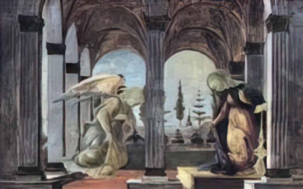 Sandro Botticelli annunciation 1500(1) Art A4 Photo Print