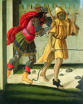 Sandro Botticelli figures on the road to calvary(1) Art A4 Photo Print