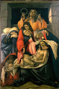 Sandro Botticelli lamentation over the dead christ Art A4 Photo Print