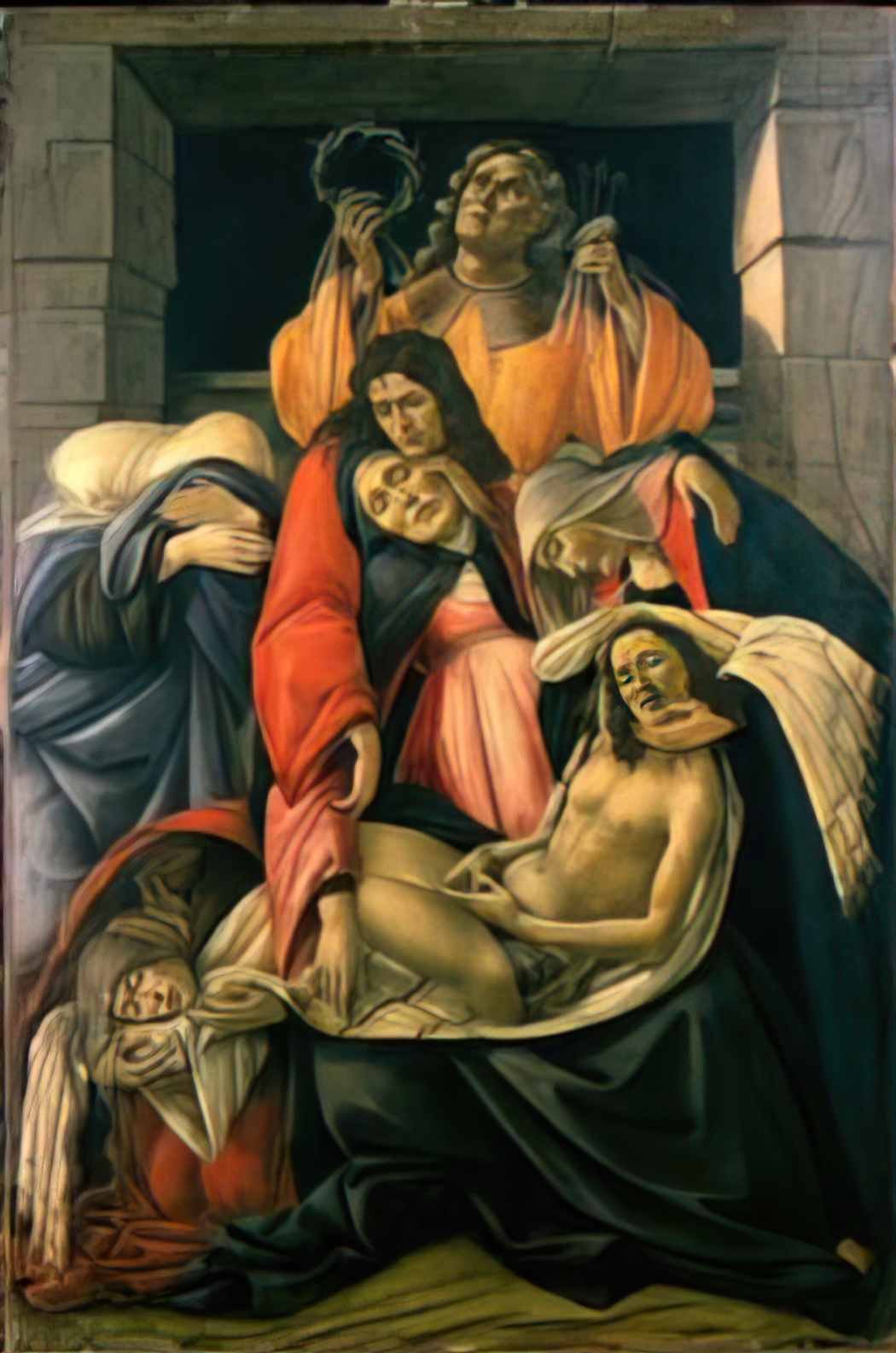 Sandro Botticelli lamentation over the dead christ Art A4 Photo Print