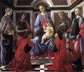 Sandro Botticelli madonna and child with six saints(1) Art A4 Photo Print