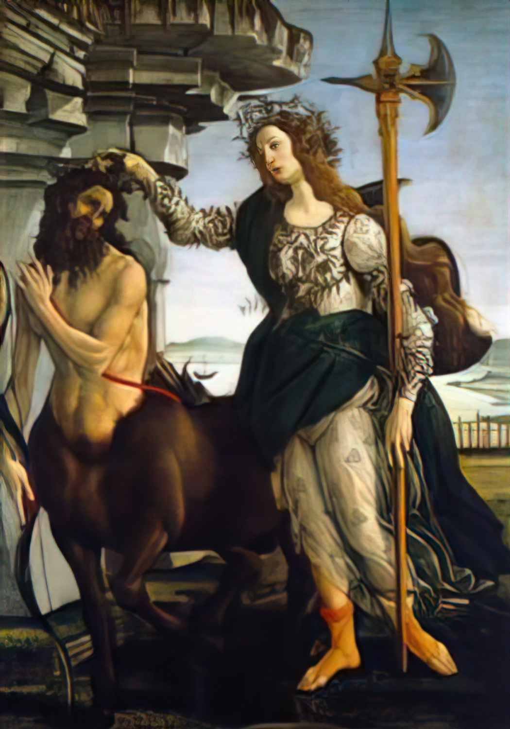 Sandro Botticelli pallas and centaur(1) Art A4 Photo Print