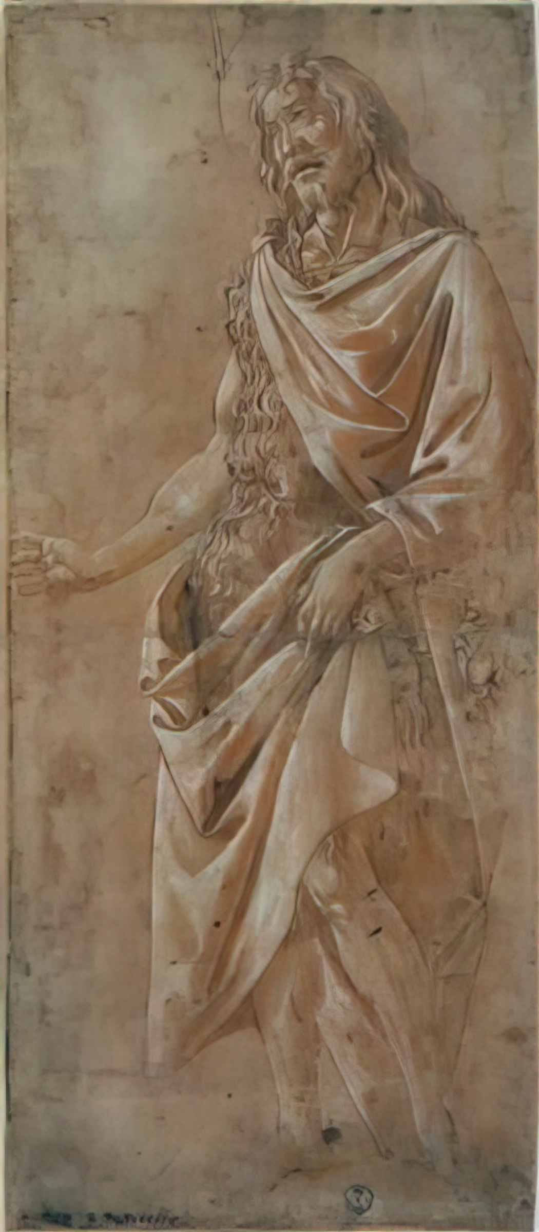 Sandro Botticelli saint jean baptiste 1490(1) Art A4 Photo Print
