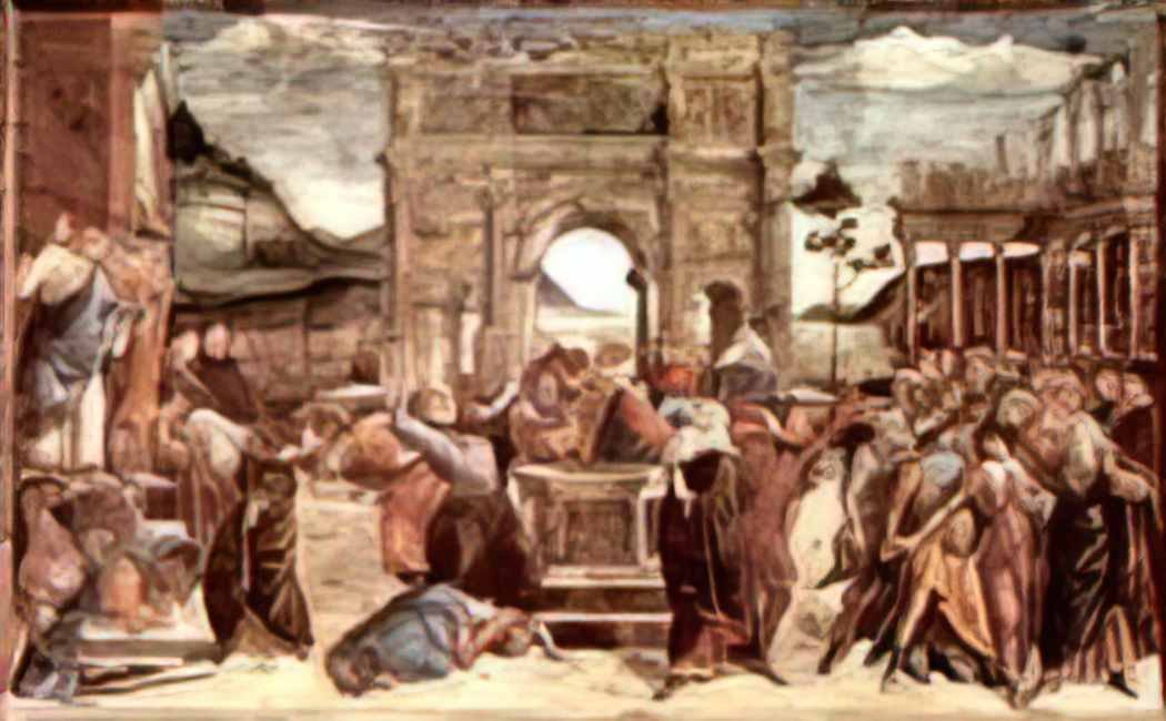 Sandro Botticelli scene from the life of moses 1482(1) Art A4 Photo Print