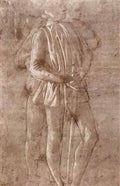 Sandro Botticelli study of two standing figures(1) Art A4 Photo Print