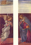 Sandro Botticelli the annunciation 1500(1) Art A4 Photo Print