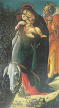 Sandro Botticelli the flight into egypt(1) Art A4 Photo Print