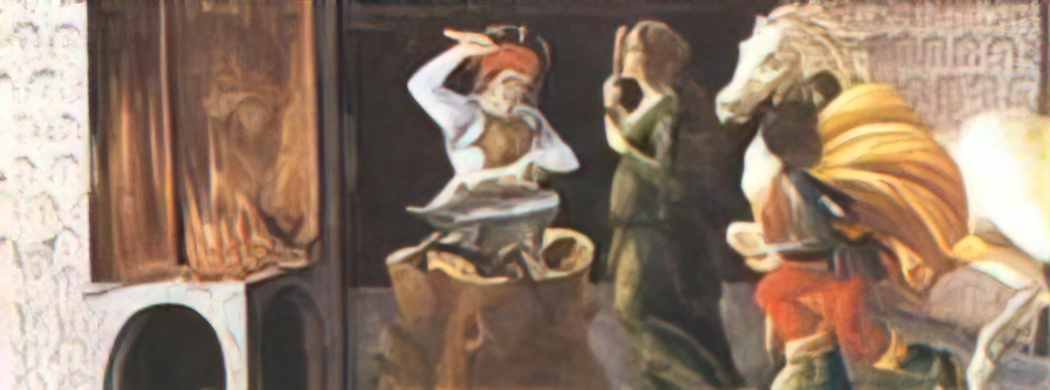 Sandro Botticelli the miracle of st eligius predella panel from the a Art A4 Photo Print