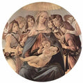Sandro Botticelli the virgin adoring the child 1490(1) Art A4 Photo Print