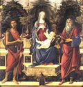 Sandro Botticelli the virgin and child enthroned 1484(1) Art A4 Photo Print