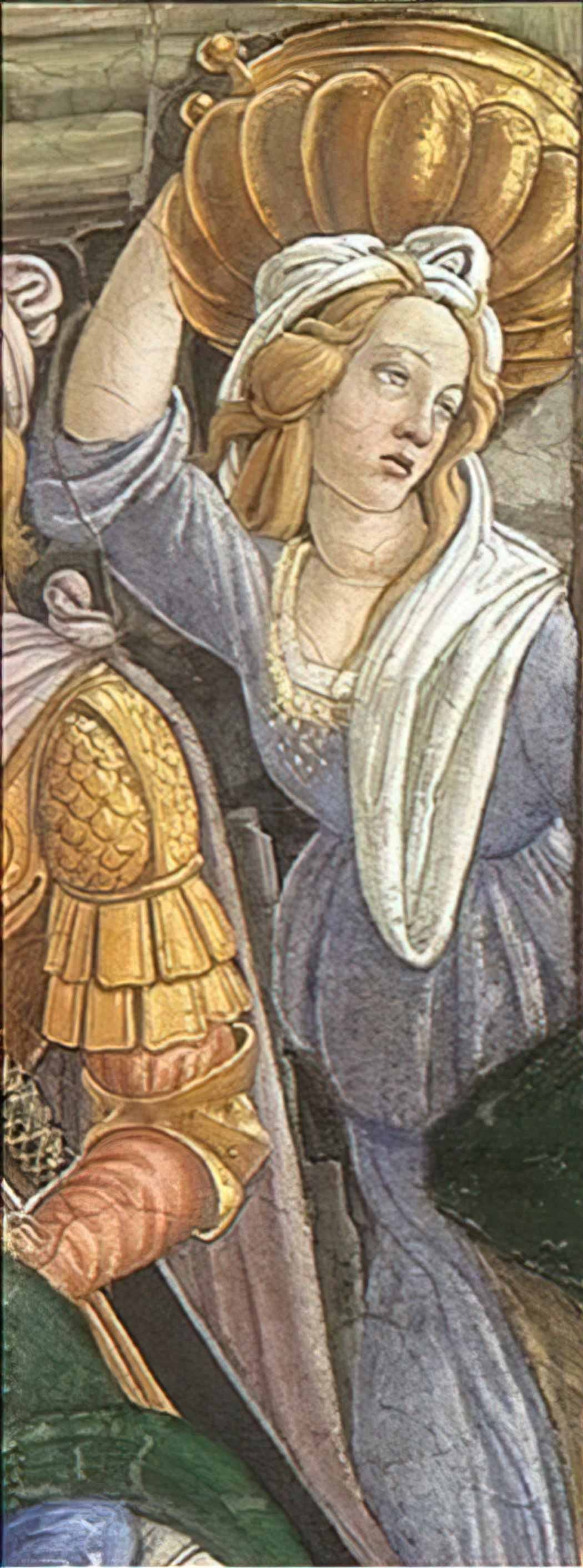 Sandro Botticelli the youth moses detail Art A4 Photo Print