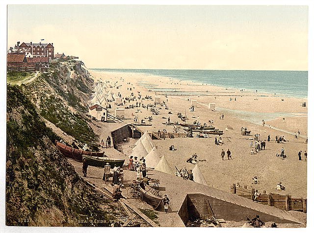Sands West Mundsley On Sea Vintage A4 Photo Print