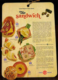 Sandwich Maple Leaf Vintage Retro Advert Ads A4 Photo Print