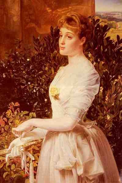 Sandys Anthony Frederick Augustus Portrait Of Julia Smith Caldwell A4 Photo Print