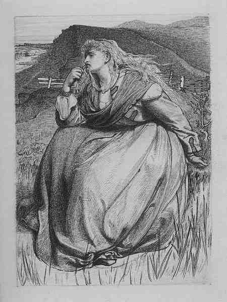 Sandys Frederick Sandys If A4 Photo Print