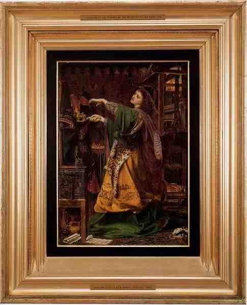 Sandys Frederick Sandys Morgan Le Fay A4 Photo Print