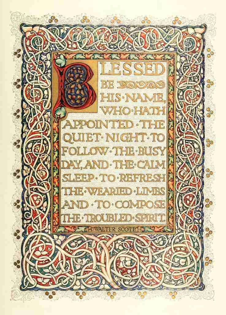 Sangorski 1875 1912 & Sutcliffe 1878 1943 Studio Int 48 Blessed be His Name A4 Photo Print